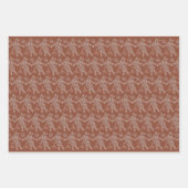 Dancing Gingerbrot Katzen Geschenkpapier Set (Vorderseite)