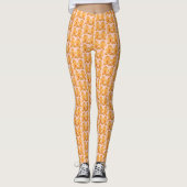 Dancing Gingerbrot - Weihnachtsfeiern Leggings (Vorderseite)
