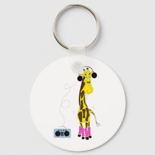 Dancing Giraffe Schlüsselanhänger