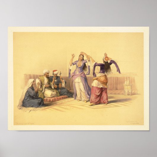 Dancing girls at Cairo Poster (Vorne)