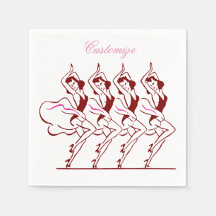 Dancing Girls Thunder_Cove Serviette