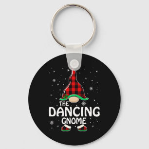 Dancing Gnome Buffalo Kariert Matching Family Chri Schlüsselanhänger