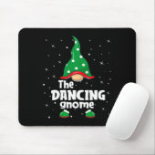 Dancing Gnome Family Matching Christmas Funny Paja Mousepad (Mit Mouse)