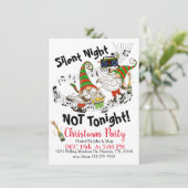 Dancing Gnomes Weihnachts-Einladung Einladung (Stehend Vorderseite)