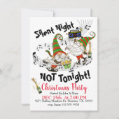 Dancing Gnomes Weihnachts-Einladung Einladung (Vorderseite)