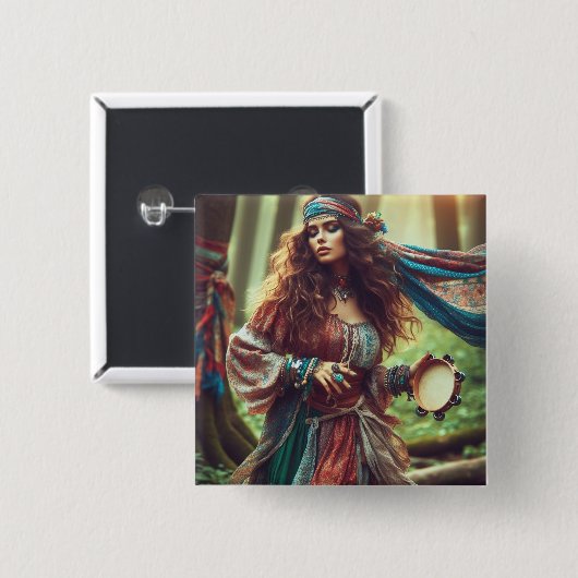 DANCING GYPSI BUTTON (Vorne & Hinten)