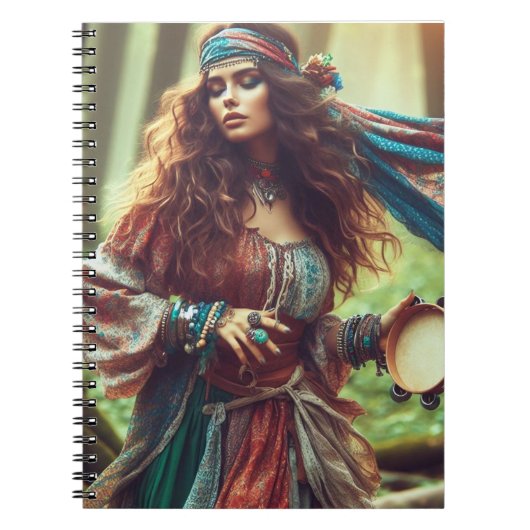 DANCING GYPSI NOTIZBLOCK (Vorderseite)