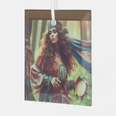 DANCING GYPSI ORNAMENT AUS GLAS (Vorderseite links)