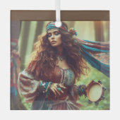 DANCING GYPSI ORNAMENT AUS GLAS (Vorderseite)