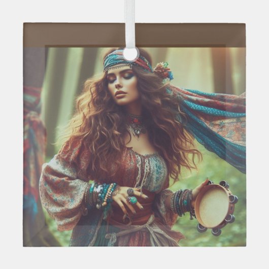 DANCING GYPSI ORNAMENT AUS GLAS (Vorderseite)