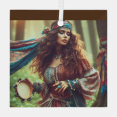 DANCING GYPSI ORNAMENT AUS GLAS (Rückseite)