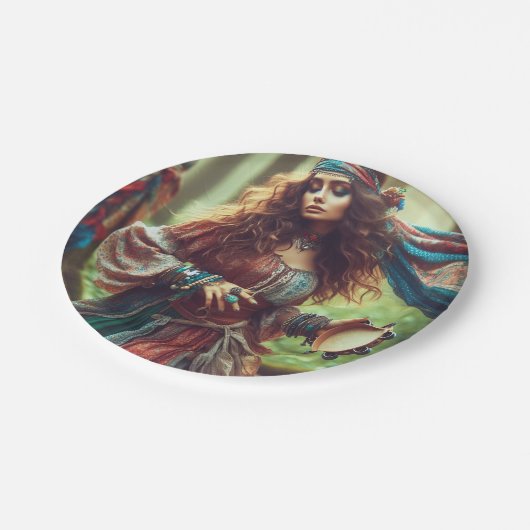 DANCING GYPSI PAPPTELLER (Schrägansicht)