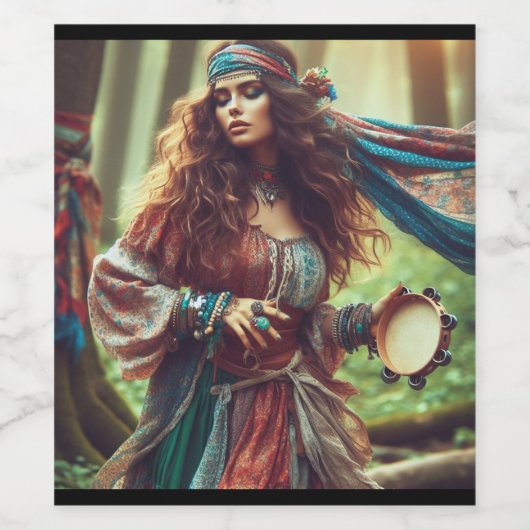 DANCING GYPSI WEINETIKETT (Einzelnes Label)