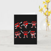 Dancing Hearts Dance Challenge Valentinstag Boys Karte (Gelbe Blume)