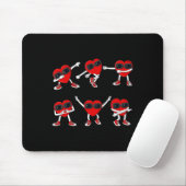 Dancing Hearts Dance Challenge Valentinstag Boys Mousepad (Mit Mouse)