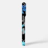 Dancing Hibiskus Hawaiian Blend Floral Turq Case-Mate iPhone Hülle (Rückseite / Rechts)