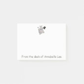 Dancing Hippo Post-it Klebezettel (Vorderseite)