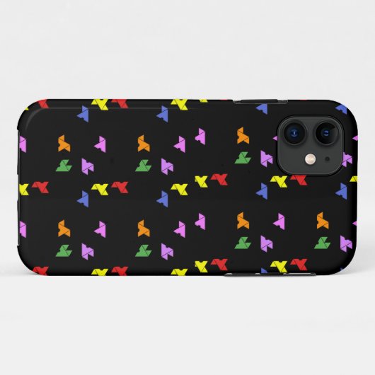 Dancing Hues Case-Mate iPhone Hülle (Rückseite (Horizontal))