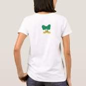 "Dancing Irish Charm - St. Paddy's Day T-Shirt" T-Shirt (Rückseite)