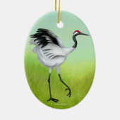 Dancing Japanese Cranes Holiday Ornament (Hinten)