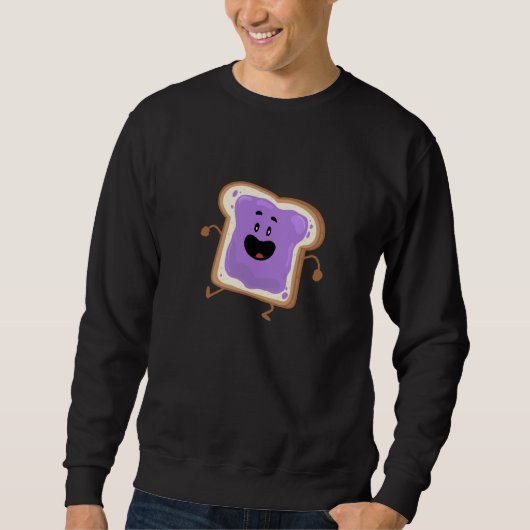 Dancing Jelly Peanut Butter and Jelly 1 Sweatshirt (Vorderseite)