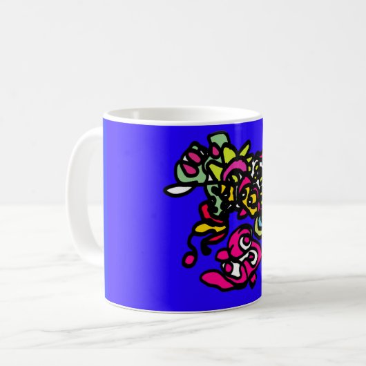 Dancing jellyfishes kaffeetasse (Vorderseite Links)