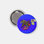 Dancing jellyfishes  magnet (Vorderseite/Rückseite)