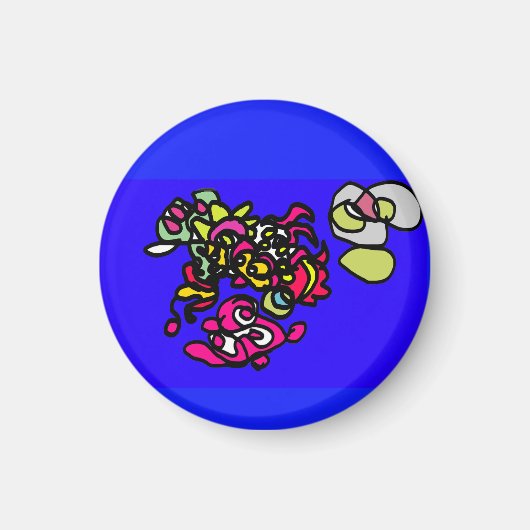 Dancing jellyfishes  magnet (Vorne)