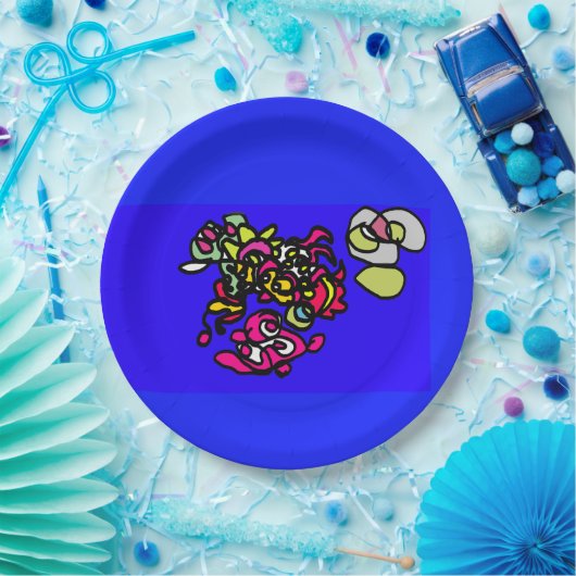 Dancing jellyfishes  pappteller (Party)