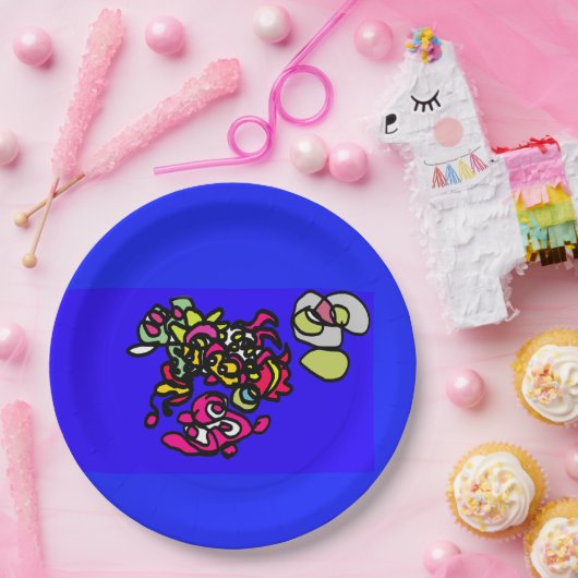 Dancing jellyfishes  pappteller (Party)