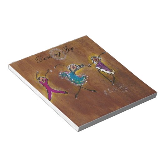 Dancing Joy Notepad Notizblock (angewinkelt)
