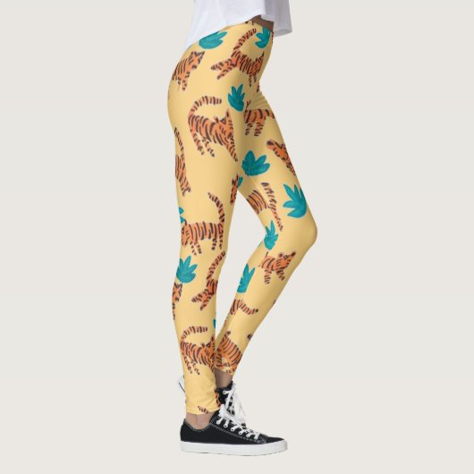 Dancing Jungle Tigers Leggings (Rechts)