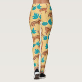 Dancing Jungle Tigers Leggings (Rückseite)