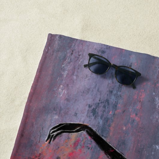 Dancing Lady Beach Handtuch (Beispiel)