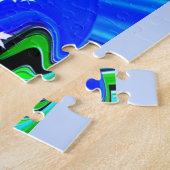 Dancing leaves in autumn art puzzle (Seite)