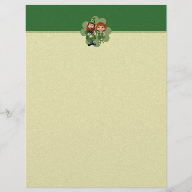 Dancing Leprecauns Pixel Art St. Patrick's Day (Vorderseite)