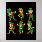 Dancing Leprechauns St Patrick's Day Funny Boys Gi Poster (Vorne)