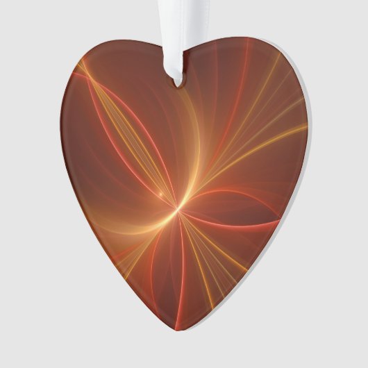 Dancing Light Modern Abstraktes Fraktal Kunst, Dic Ornament (Vorderseite)