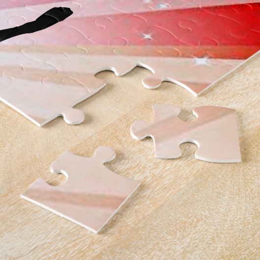 Dancing Lights Puzzle mit schönem Tänzer. (Seite)