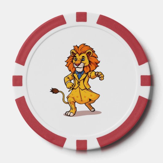 Dancing Lion Pokerchips (Vorderseite)