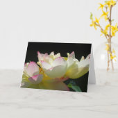 Dancing Lotus Card Karte (Gelbe Blume)