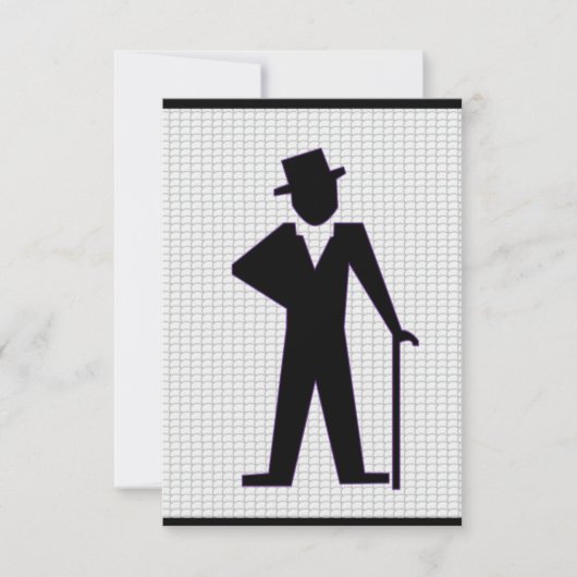 Dancing Man Card (Vorderseite)