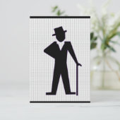 Dancing Man Card (Stehend Vorderseite)