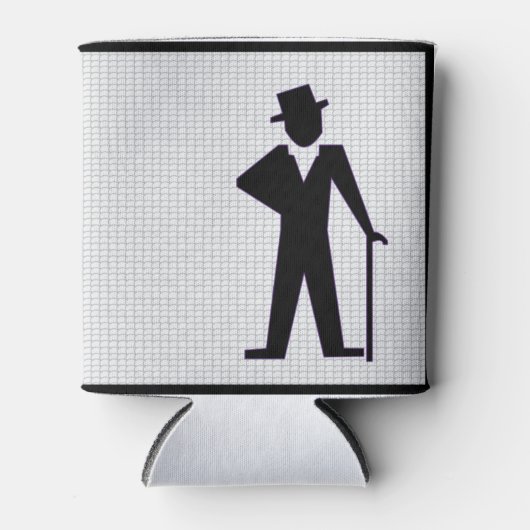 Dancing Man Customizable Bachelor Party Dosenkühler (Vorderseite)