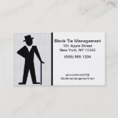 Dancing Man Customizable Text Business Card Visitenkarte (Vorderseite)