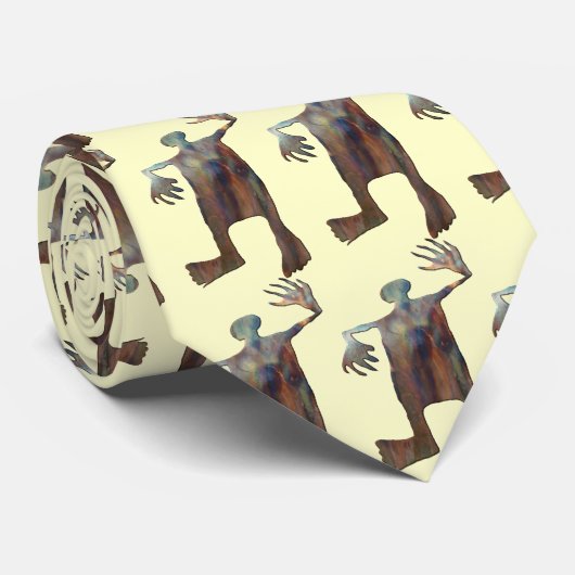 Dancing Man Kupfer Krawatte (Gerollt)