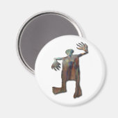 Dancing Man Kupfer Magnet (Vorderseite/Rückseite)