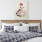 Dancing Marie Antoinette ~ (Größe ändern) Leinwanddruck (Insitu (Schlafzimmer))