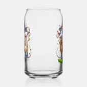 Dancing Mäuse Party Time Banner Confetti & Balloon Dosenglas (Rechts)