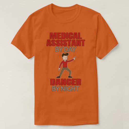 Dancing Medical Assistant Men Dancer T-Shirt (Design vorne)